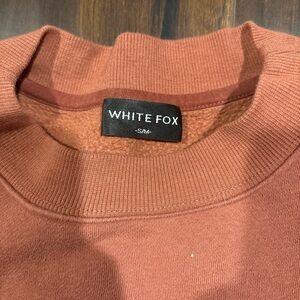 White Fox Rust Sweatshirt